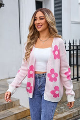 Open front flower cardigan Miss Sparkling